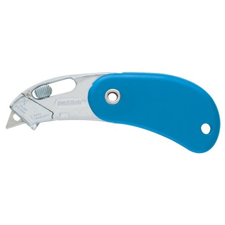 Bsc Preferred PSC-2 Blue Self-Retracting Pocket Safety Cutter, 12PK KN133B